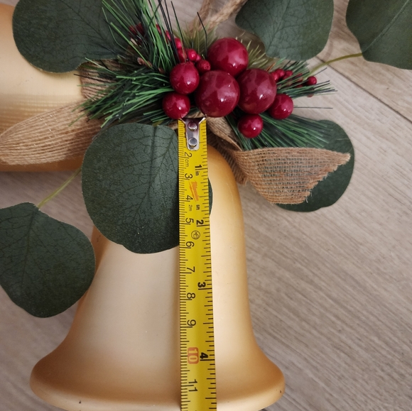 Ashland large gold bell hanger for decor - Picture 3 of 6